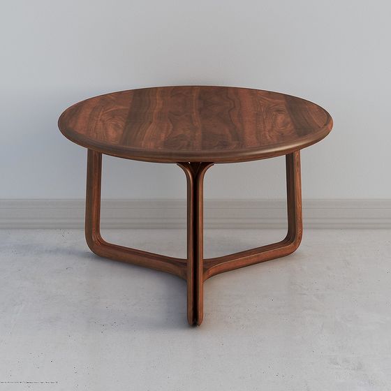 Bàn tròn MP-803 (gỗ đặc)