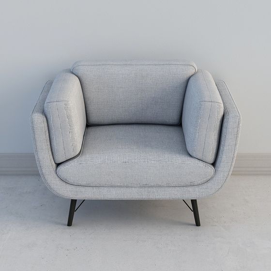 Cozy Lounge Chair 3D model