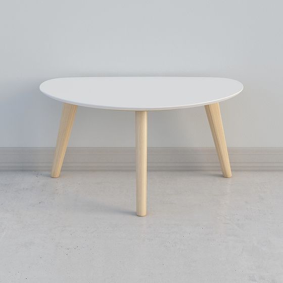 Nordic Style Oval Table 3D model