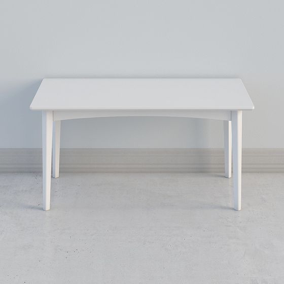 Urban Corner Table 3D model for Modern Interiors