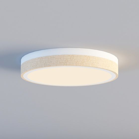 Elegant Round Ceiling Light 3D model