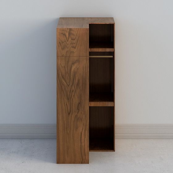 Urban Bookshelf 3D model