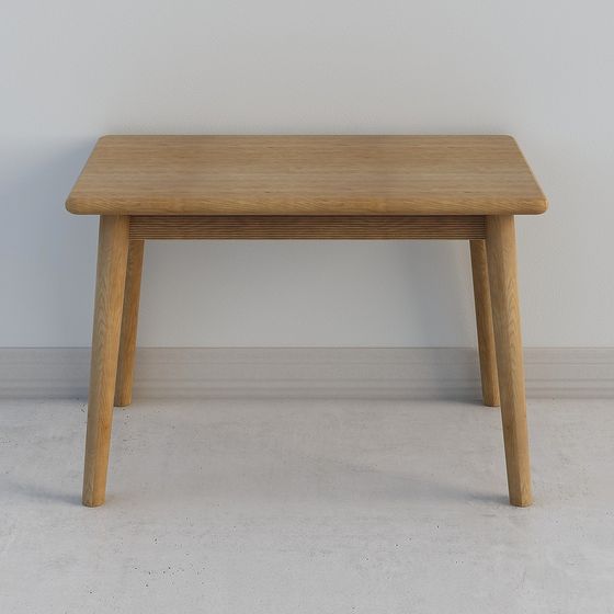 Elegant Wooden Table 3D model