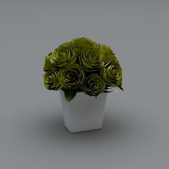 ดอกไม้ตกแต่งในแจกันสีขาว