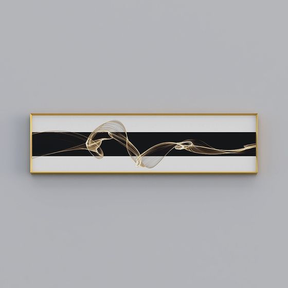 Radiant Abstract Frame 3D model