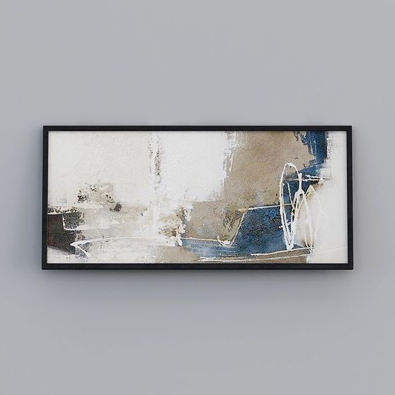 Abstract Frame 3D Model for a Unique Artistic Experience