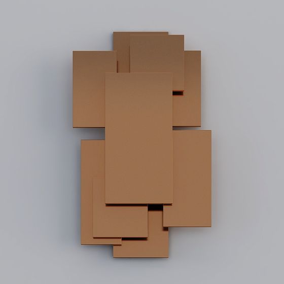 Abstract Geometric 3D Model