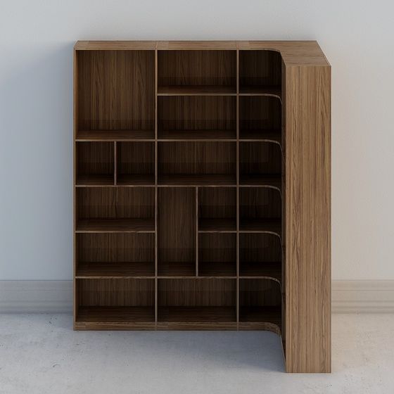 Stylish Urban Shelf 3D model for Contemporary Spaces