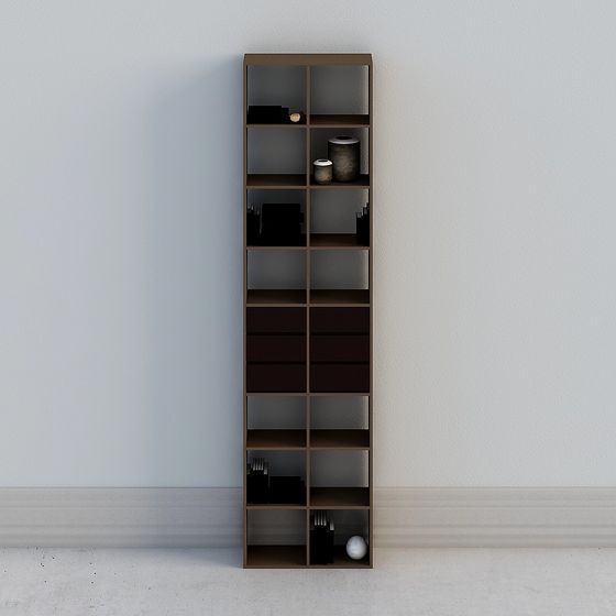 Urban Bookshelf 3D model