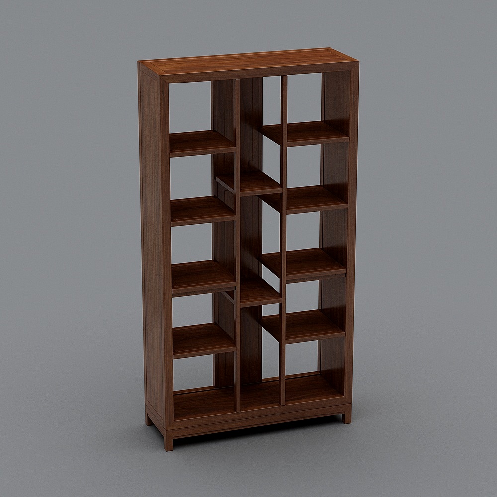 Urban Shelf 3D Model for Modern Interiors