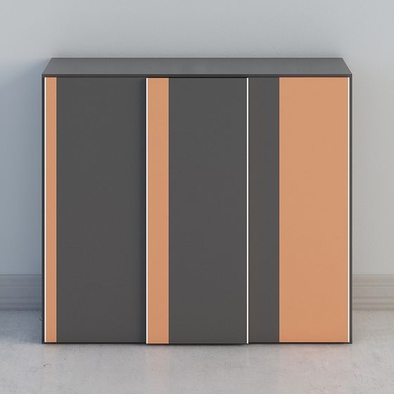 Minimalist Storage Cabinet 3D model