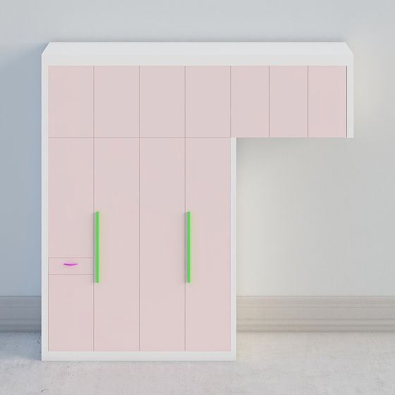 Neon Storage Cabinet 3D model