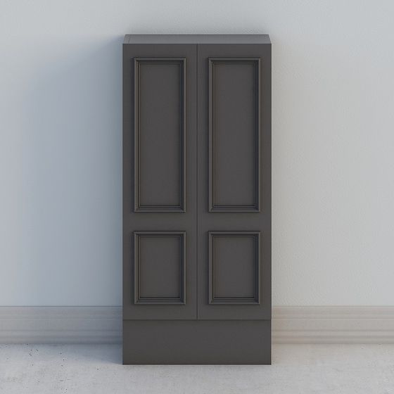 Classic Double Door 3D Model