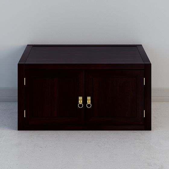 Elegant Storage Cabinet 3D model