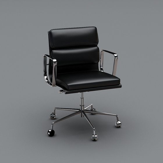 Low-Poly Modern Office Chair 301 3D model