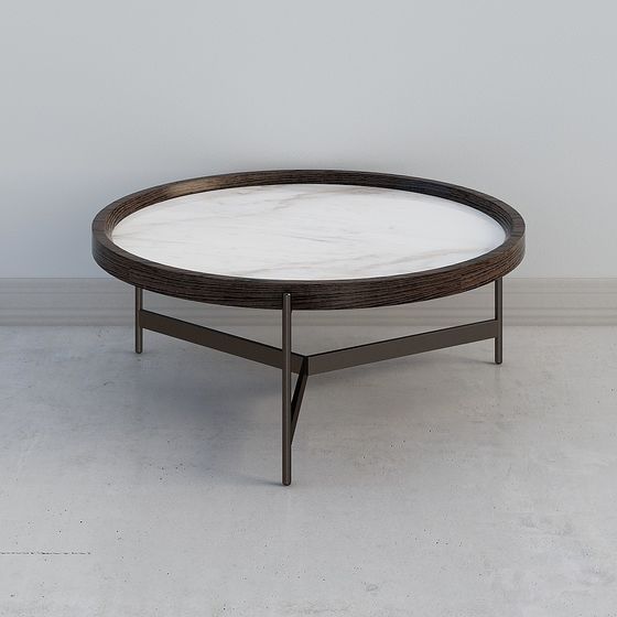 Modern Round Coffee Table 3D model