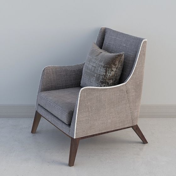 Urban Leisure Chair 3D model for Modern Spaces