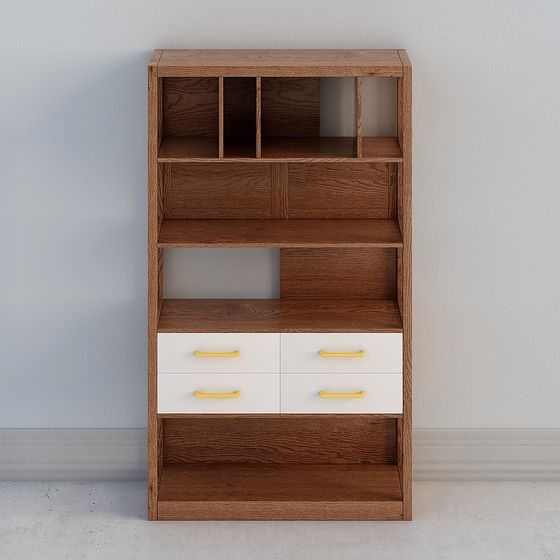 Urban Elegance Bookshelf 3D model