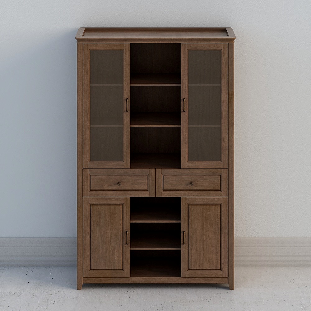 3 door bookcase M9509