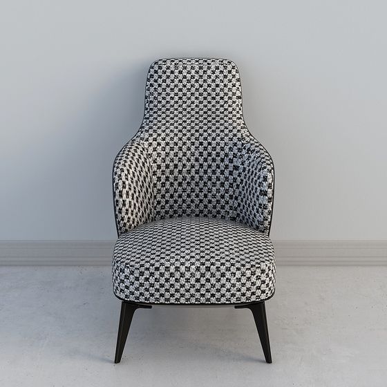 Stylish Armchair 3D model for Modern Interiors
