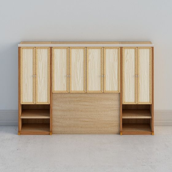 Urban Window Storage Cabinet 3D model for Stylish Spaces