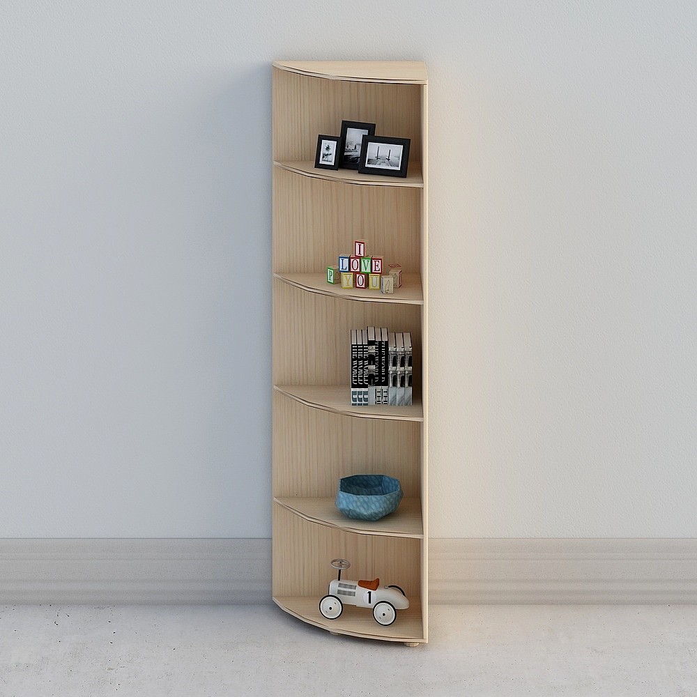 Popsicle Corner Cabinet with Accessories