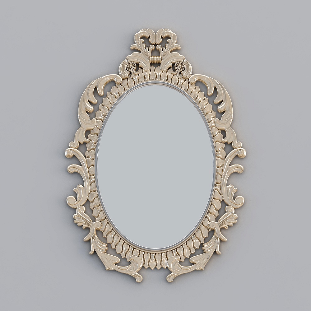 mirror with carves
