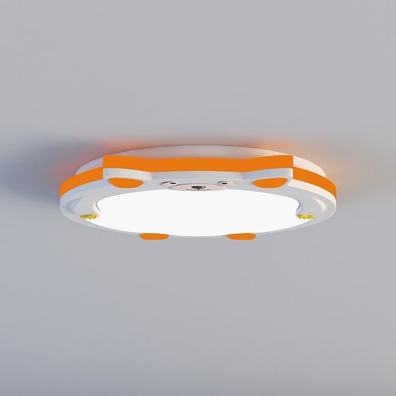 Modern Round Ceiling Light 3D model