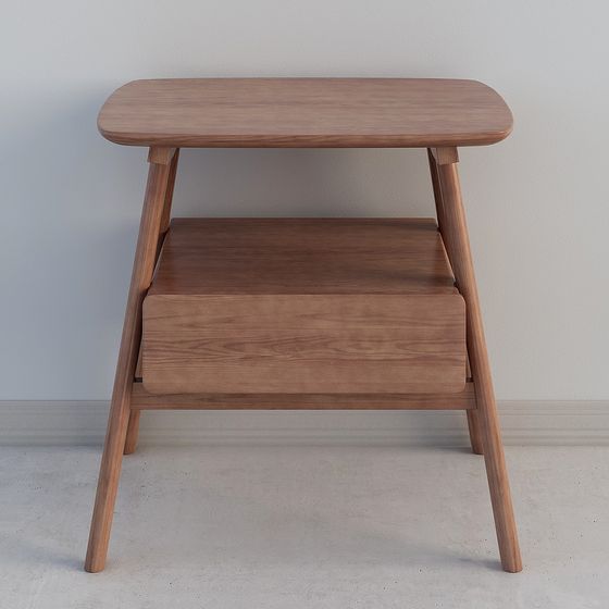 Mid-Century Modern Side Table 3D model