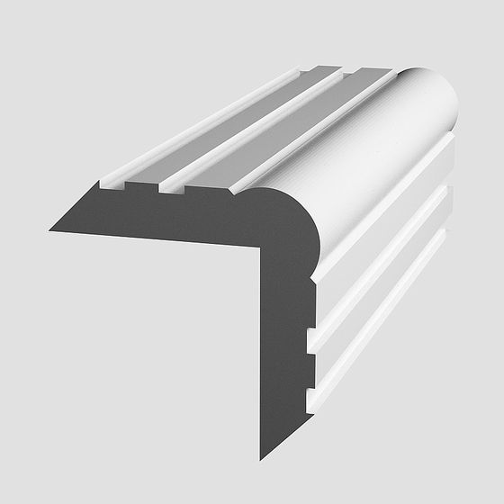 Stylish Black Corner Trim 3D Model