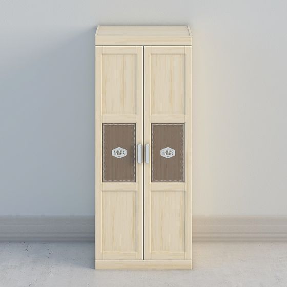 Minimalist Storage Cabinet 3D model