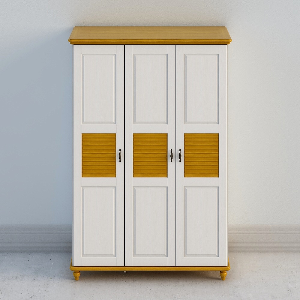 ABC - Noble Américain - 04 Ensembles - Armoire à trois portes