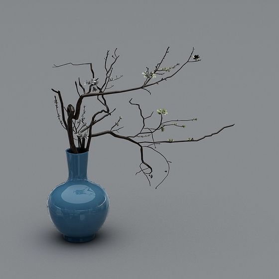 Winter Vase 3D Model