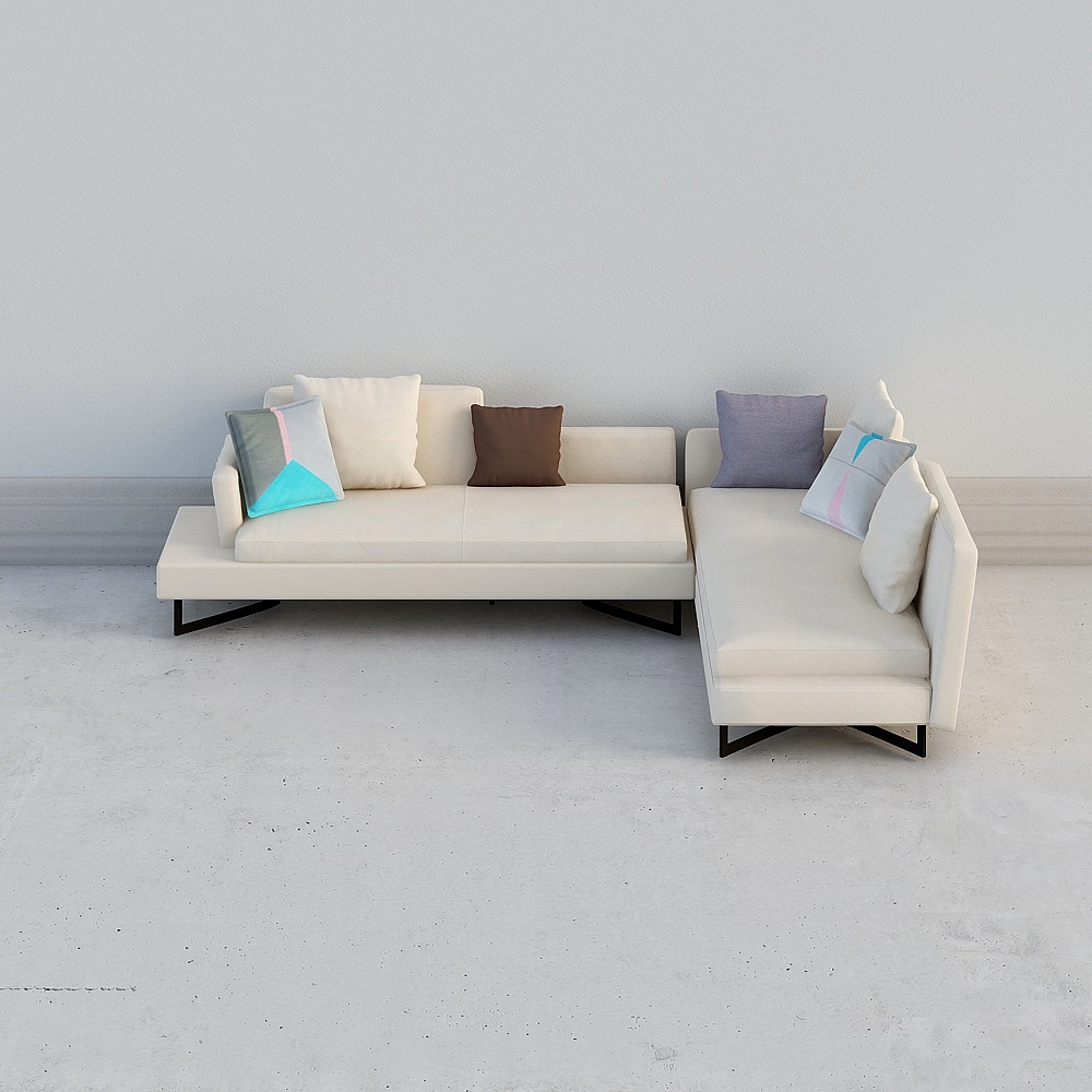 Line Cloud 2 large corner combination sofa