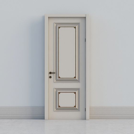Classic Door 3D Model for Modern and Classic Spaces