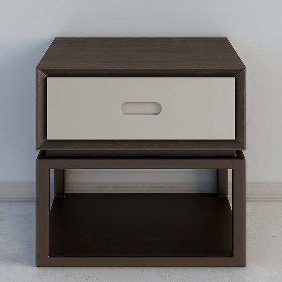 Stylish Bedside Table 3D model