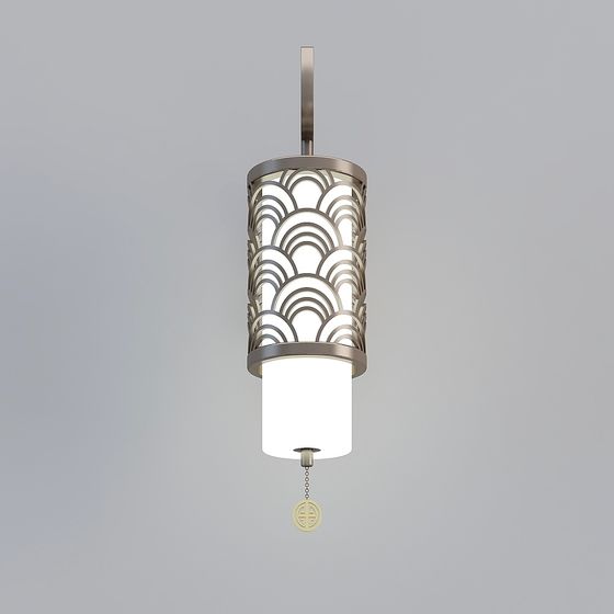 Elegant Pendant Light 3D model for Modern Interiors