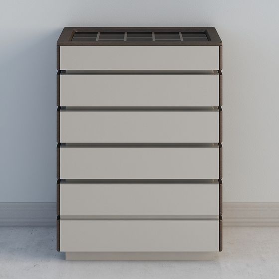 Urban Window Storage Cabinet 3D model for Creative Spaces