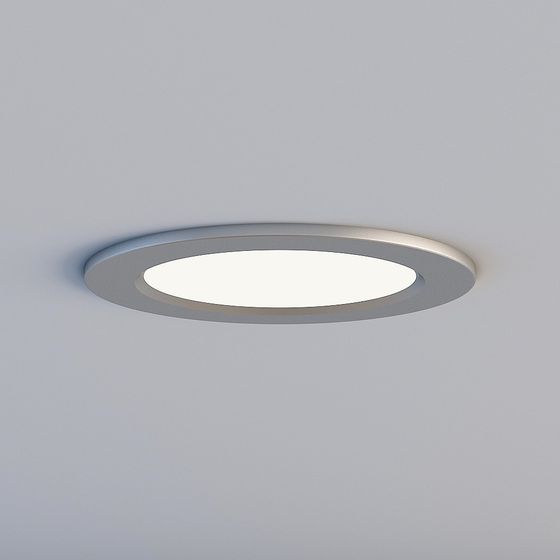 Embedded Round Light 3D model