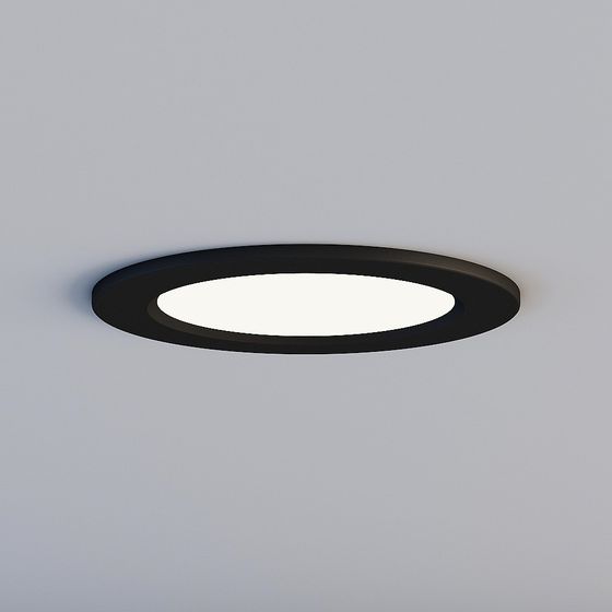 Minimalist Embedded Light Fixture 3D model