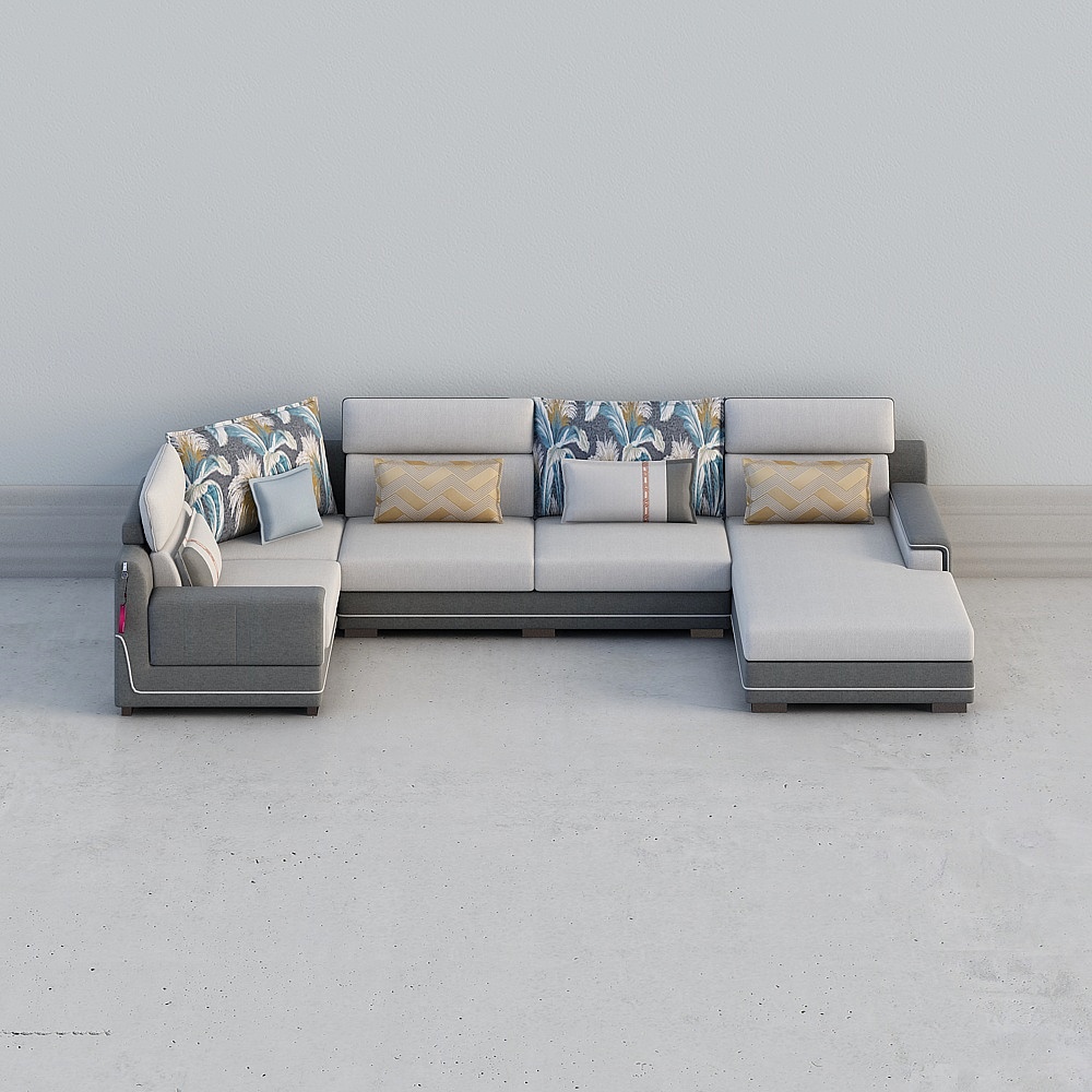 One of the A1909-B-multiplayer sofas under the world