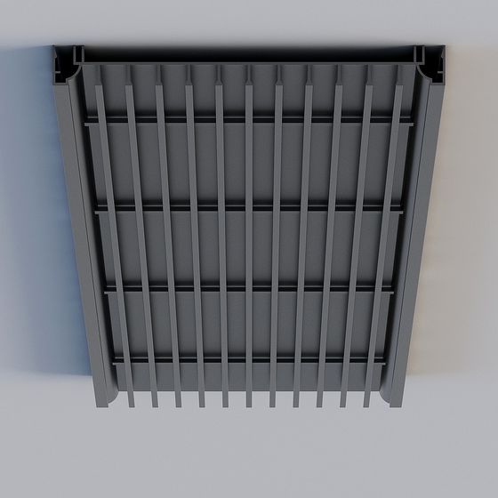 Stylish Low-Poly Ceiling Light 3D model for Contemporary Spaces