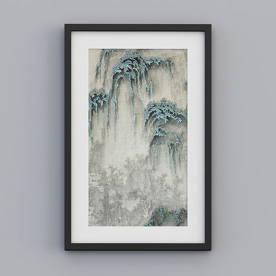 Ancient Serenity Waterfall 3D model