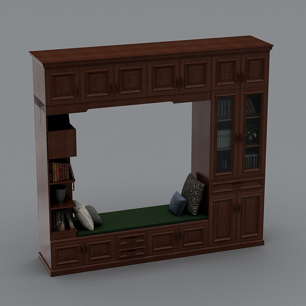 Manoir Moore - Armoire de fenêtre