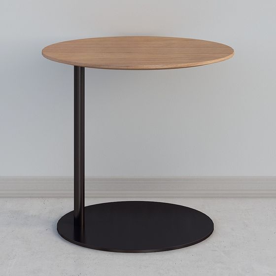 Low-Poly Round Table 3D model Design