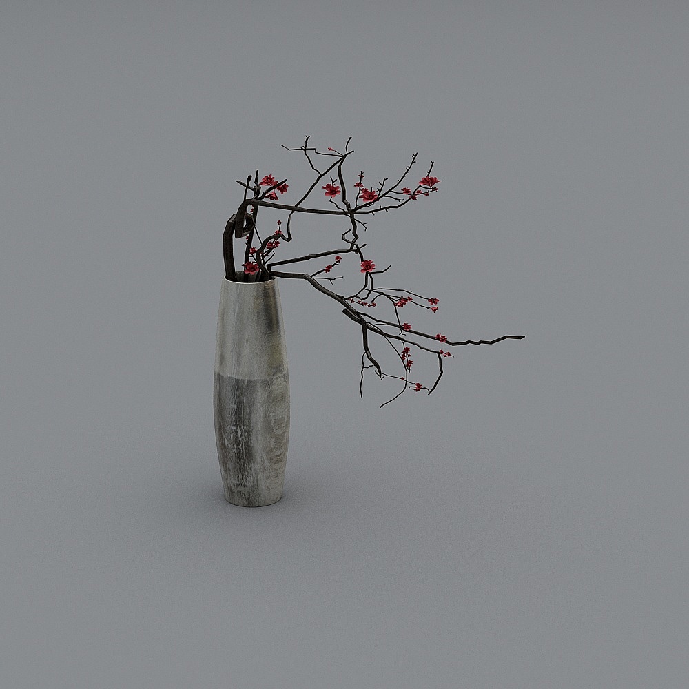 Winter Vase 3D Model
