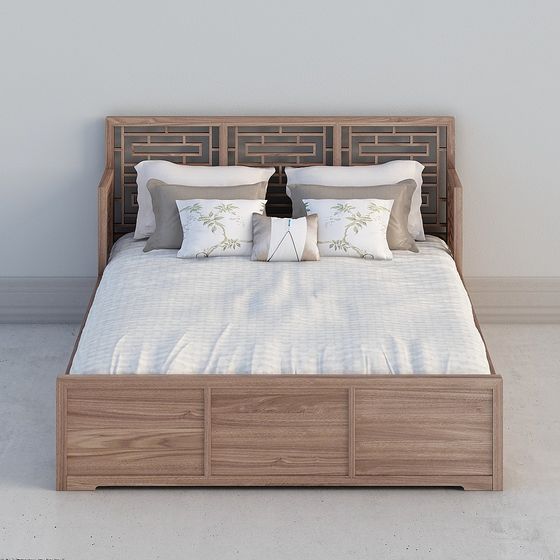 Urban Retreat 3D model Bed Design