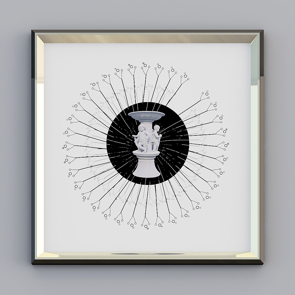 Illuminating Tree 3D Model