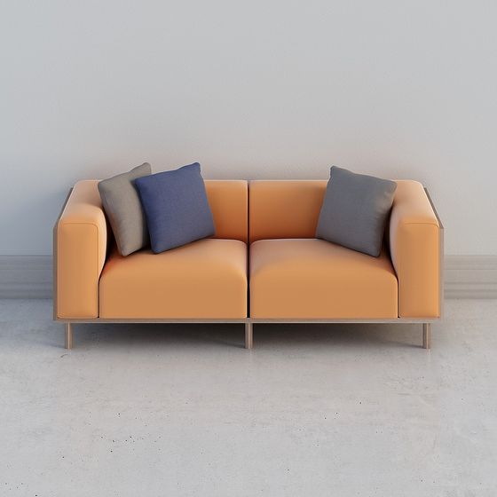 Urban Comfort Sofa 3D model for Modern Spaces