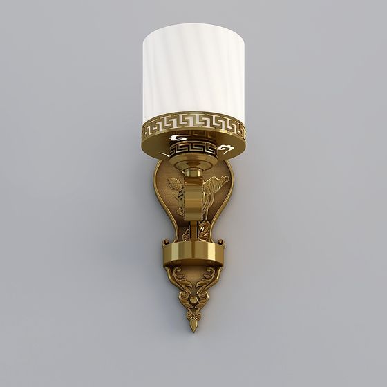 Elegant 3D Wall Lamp Model for Creative Spaces